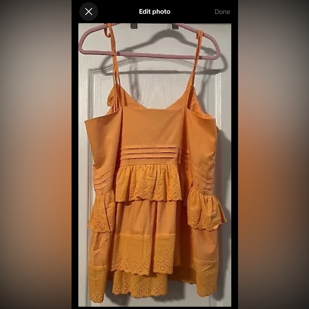 Anthropologie Tank Top Josephine Mare Mare Lg Eyelet Festival Beach Retro NWT - Picture 5 of 14